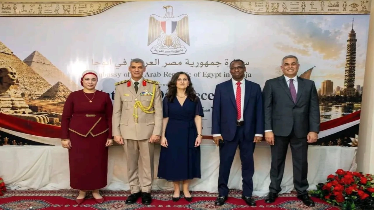 احتفالات العيد الوطني في سفارة مصر بنيجيريا: لقطات مميزة